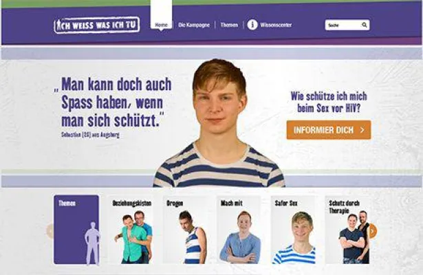Bild: Aperto relauncht Kampagnen-Website für Deutsche AIDS-Hilfe
