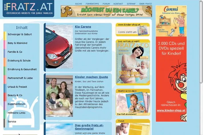 Bild: fratz.at - Österreichs Website für junge Familien