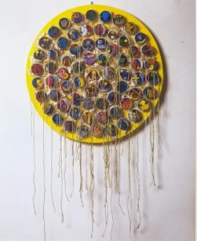 Bild: Werke des Künstlers Carlos Manrique in der Botschaft Venezuelas