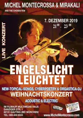 Bild: ‘Engelslicht Leuchtet’ Acoustic & Electric Weihnachts-Konzert von Michel Montecrossa & Mirakali am 7. Dezember