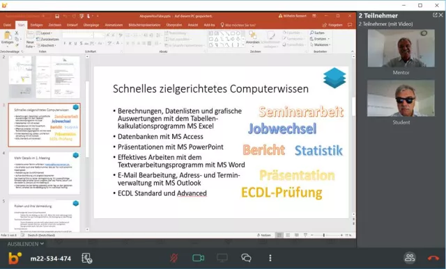 Bild: Neu im Angebot: Sparringspartner für Videosprechstunden