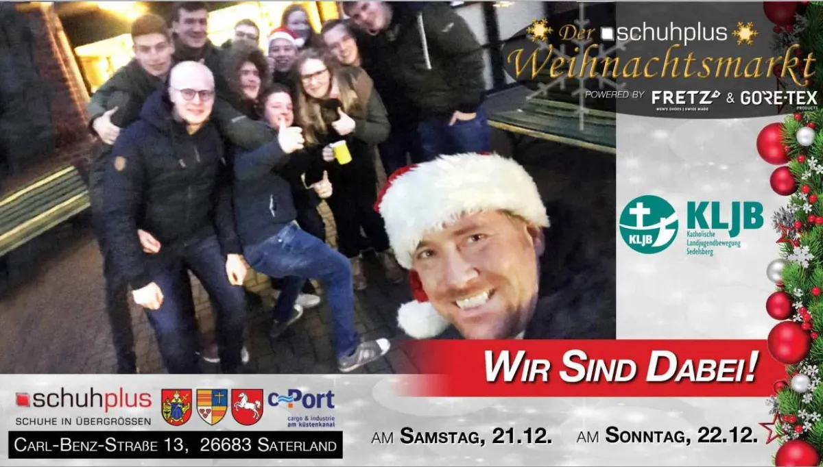 Sedelsberger schuhplus – Weihnachtsmarkt in Zusammenarbeit mit der KLJB