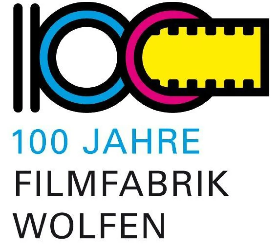 Logo 100 Jahre Filmfabrik Wolfen