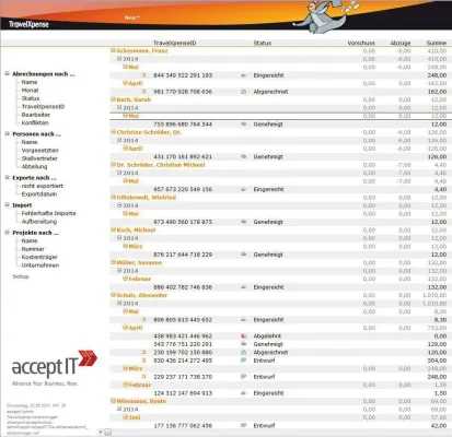 Bild: TravelXpense 3.6: Oberfläche und Workflow verbessert
