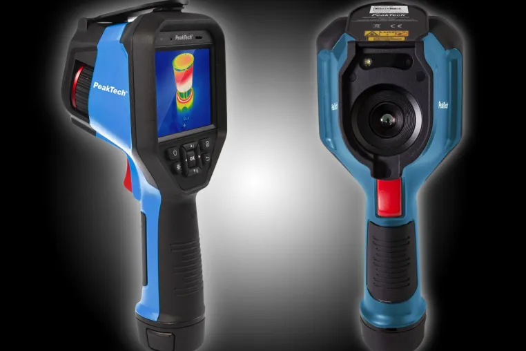 Wärmebildkameras von PeakTech - Infrarot-Bildauflösung mit USB, Wifi, Bluetooth und Touchscreen Bild: Wärmebildkameras von PeakTech - Infrarot-Bildauflösung mit USB, Wifi, Bluetooth und Touchscreen