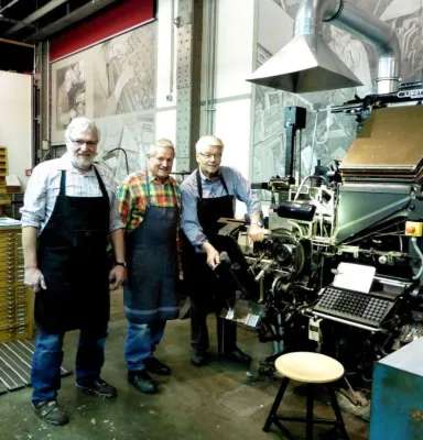 Bild: Museum Industriekultur Nürnberg: Vorführungen in der historischen Druckerei