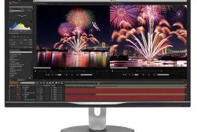 Bild: Großer 31,5 Zoll Philips Monitor mit USB-C-Docking: Mit dem Philips 328P6VUBREB die Produktivität steigern