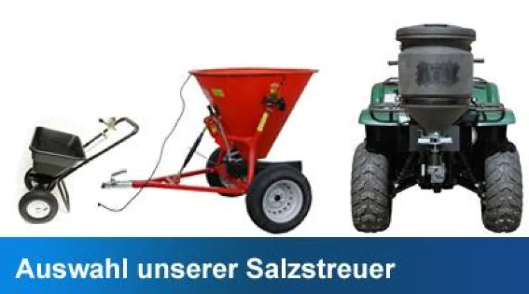 Salzstreuer für den Winterdienst Bild: Salzstreuer für den Winterdienst