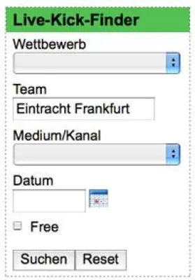 Bild: Fussballgucken.info – wirklich wissen, wo Live-Fußball läuft - Der Programmführer für TV, Internet und Radio
