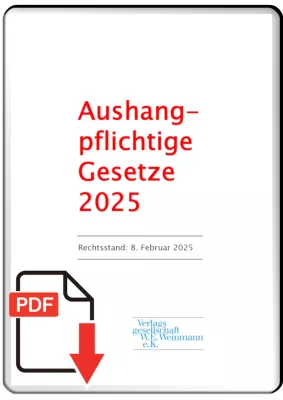 Bild: Aushangpflichtige Gesetze: PDF-Datei jetzt barrierefrei