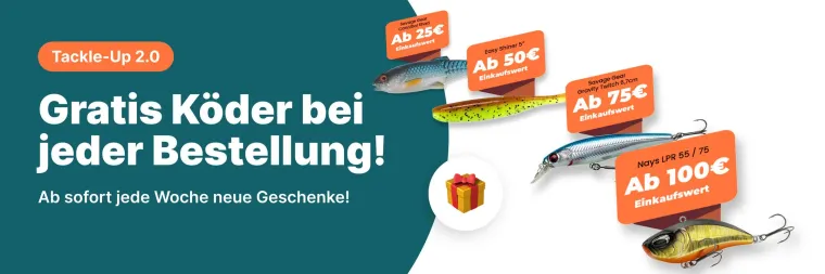 Polarfang startet „Tackle Up 2.0“ – Angleraktion mit gratis Ködern ab 25 € Einkaufswert Bild: Polarfang startet „Tackle Up 2.0“ – Angleraktion mit gratis Ködern ab 25 € Einkaufswert