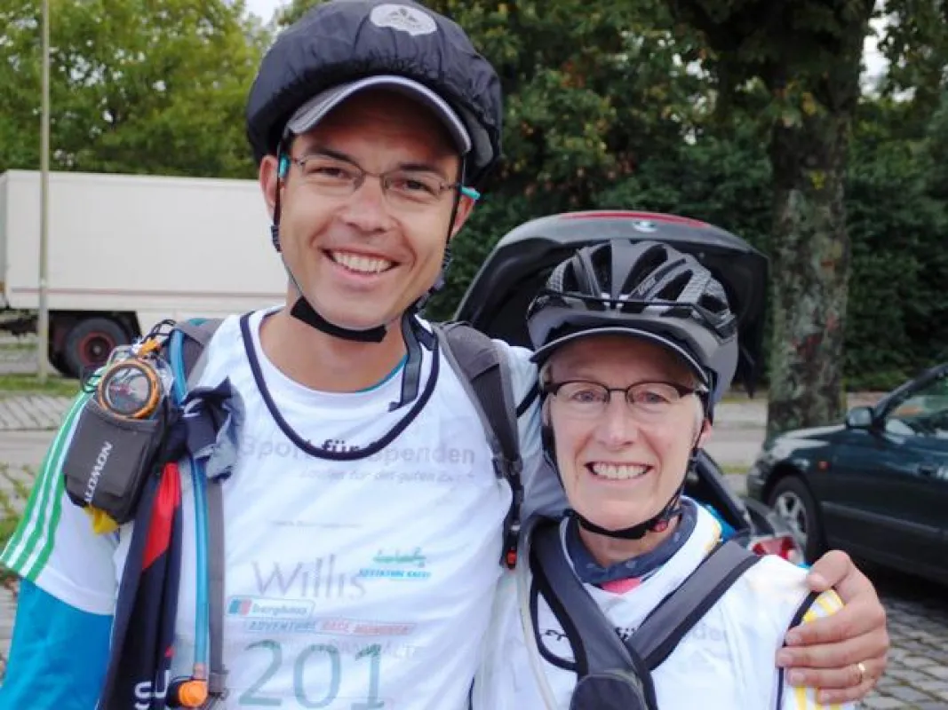 Auch am Start beim Adventure Race. das Team GVG Sport für Spenden
