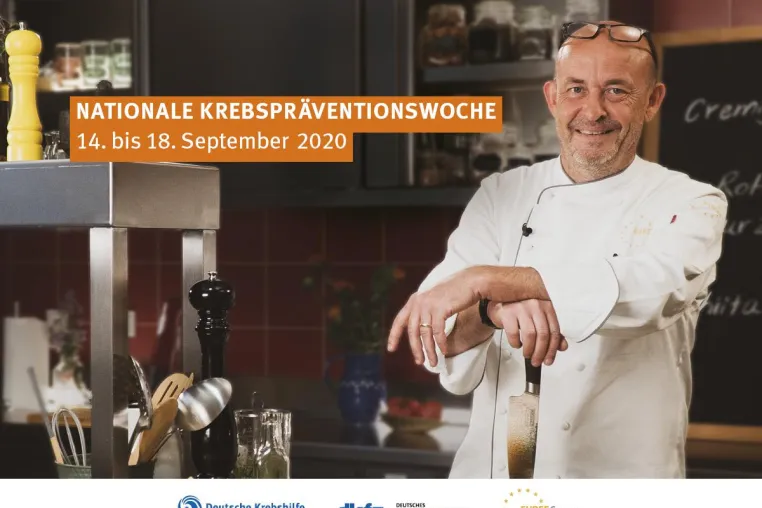 Krebsrisiko senken mit Messer und Gabel Bild: Krebsrisiko senken mit Messer und Gabel