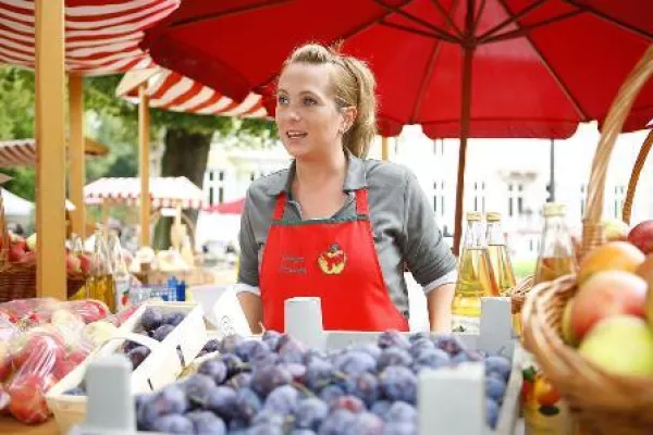 Bild: Zweiter Apfelmarkt – Gourmetbummeln im Schlossgarten