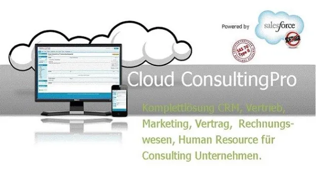 Bild: Komplettlösung CRM, Vertrieb, Marketing, Vertrag, Rechnungswesen, Human Resource für Consulting Unternehm