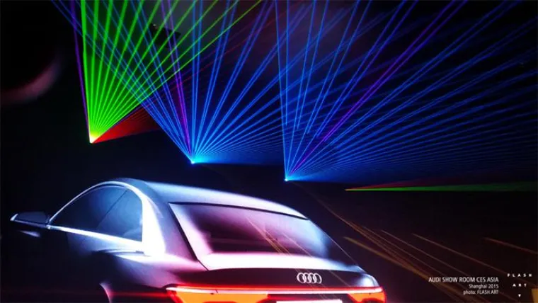 FLASH ART gestaltet innovativen Audi Show Room Bild: FLASH ART gestaltet innovativen Audi Show Room