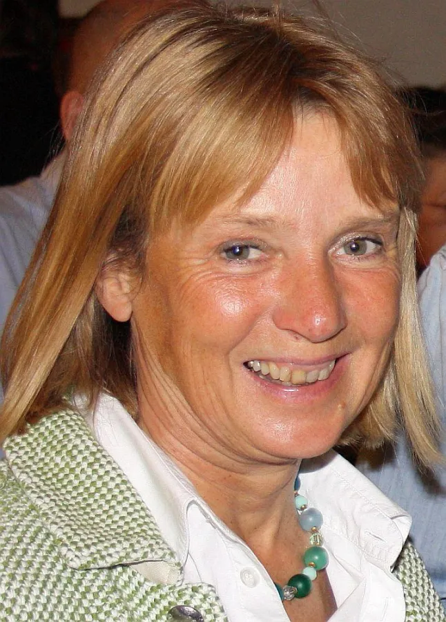 Inka Peschke, Geschäftsführerin des Seemannsheims am Krayenkamp, vis-a-vis vom