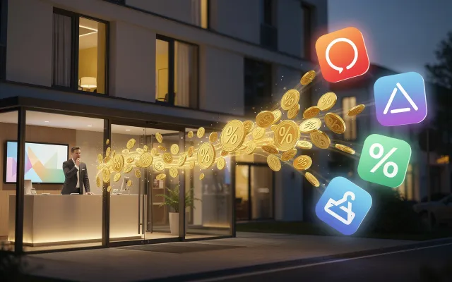 Bild:  Hotels verlieren bis zu 25 % Umsatz an Buchungsportale