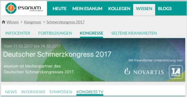 Bild: Highlights des Deutschen Schmerzkongresses 2017