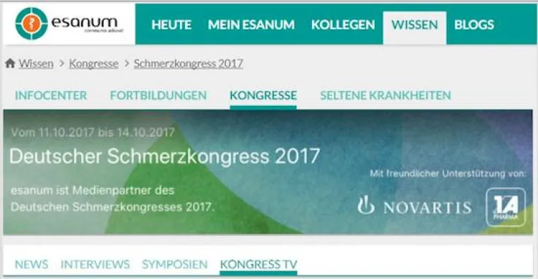 Bild: Highlights des Deutschen Schmerzkongresses 2017