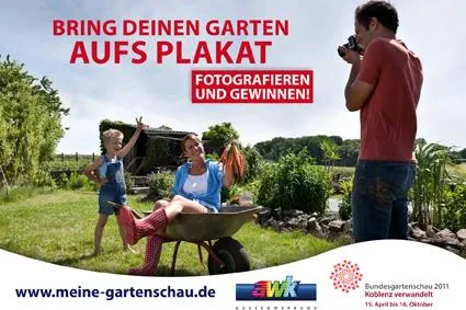 Gesamtsieger des Fotowettbewerbs „Bring Deinen Garten aufs Plakat!“ gesucht – Bis zum 30. Mai mitwählen Bild: Gesamtsieger des Fotowettbewerbs „Bring Deinen Garten aufs Plakat!“ gesucht – Bis zum 30. Mai mitwählen
