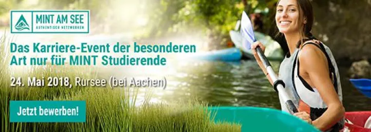 MINT am See - Das Karriere-Event der besonderen Art! Bild: MINT am See - Das Karriere-Event der besonderen Art!