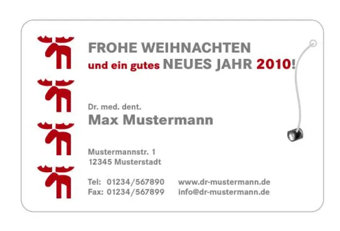 Bild: Praxismarketing zu Weihnachten 2009