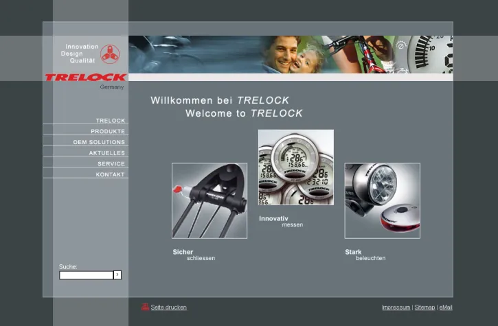 rrooaarr interactive solutions setzt neues TRELOCK Internet-Portal pünktlich zur Eurobike Messe um Bild: rrooaarr interactive solutions setzt neues TRELOCK Internet-Portal pünktlich zur Eurobike Messe um