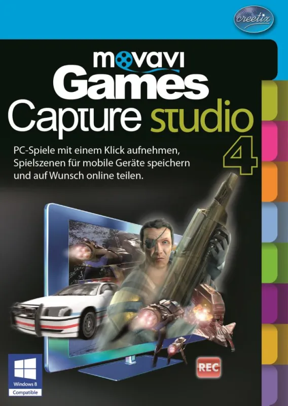 Mit dem movavi Game Capture Studio Desktop- und Online-Games in Top-Qualität mitschneiden.