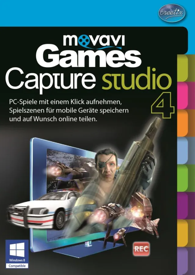 Mit dem movavi Game Capture Studio Desktop- und Online-Games in Top-Qualität mitschneiden.