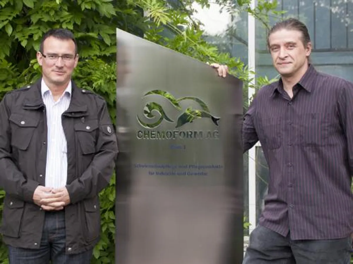 Verstärken das Führungsteam der Chemoform AG: Michael Knauer (links) und Michael Klindt.