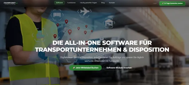 Bild: Fahrpunkt stellt neue Whitelabel-SaaS-Plattform für Transport- und Logistikunternehmen vor