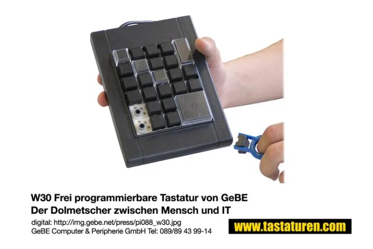 Bild: W30 Frei programmierbare Tastatur: Der Dolmetscher zwischen Mensch und IT