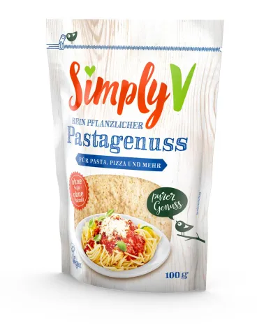 Der neue Simply V Pastagenuss: Italienischer Klassiker pflanzlich interpretiert Bild: Der neue Simply V Pastagenuss: Italienischer Klassiker pflanzlich interpretiert