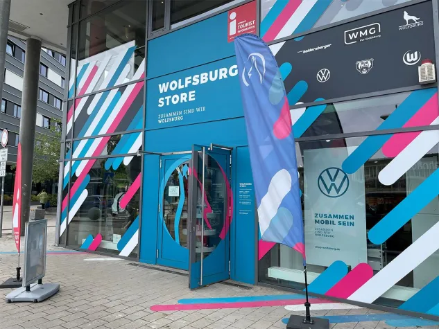 Bild: Verändertes Serviceangebot im Wolfsburg Store der WMG