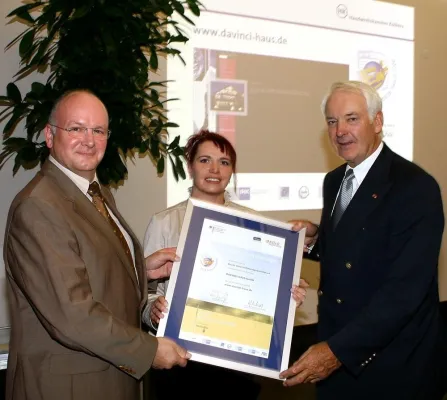 Bild: DAVINCI HAUS GMBH ist regionaler Preisträger des KLICK Website Award 2006
