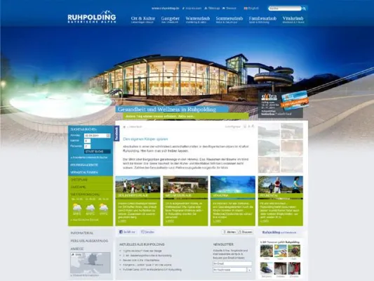 Bild: websLINE realisiert neuen Internetauftritt für Ruhpolding Tourismus