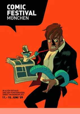 Bild: Erste Programminformationen zum Comicfestival München 2009