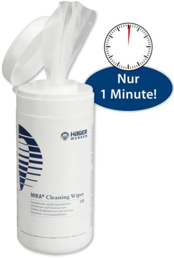 Die neuen alkoholfreien Wischdesinfektionstücher Mira® Cleaning Wipes