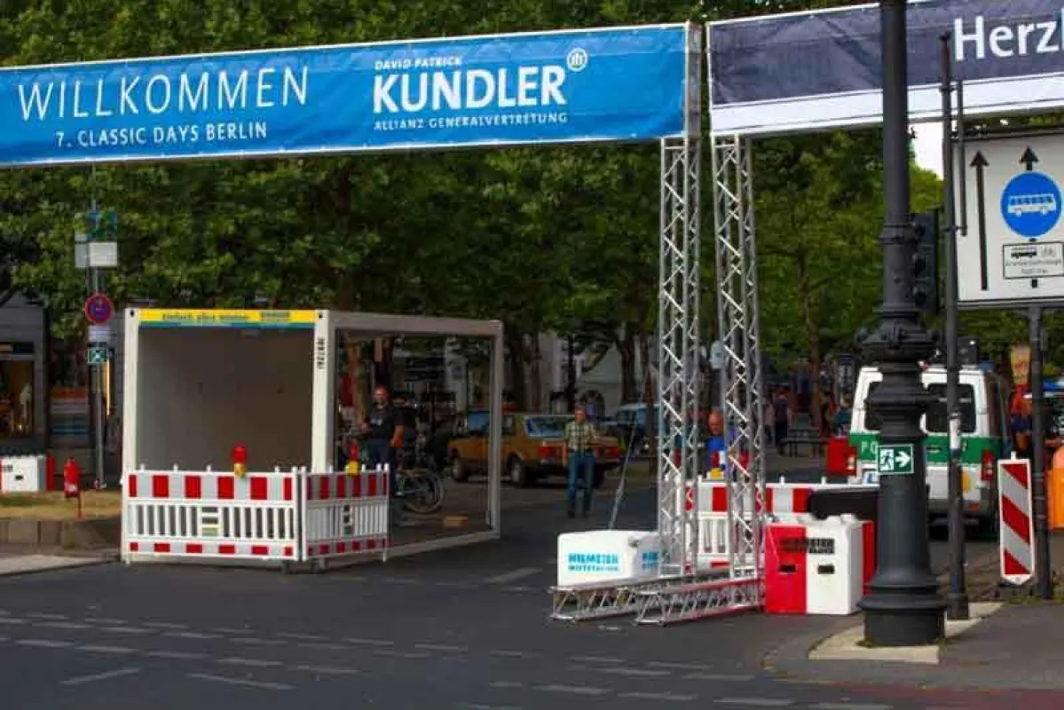 NIEMEIER-Equipment bei den Classic Days (Foto: NIEMEIER Event Tools)