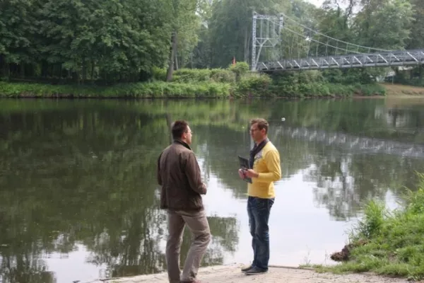 Bild: Meisterschaftsstrecke für Triathlon in Grimma freigegeben