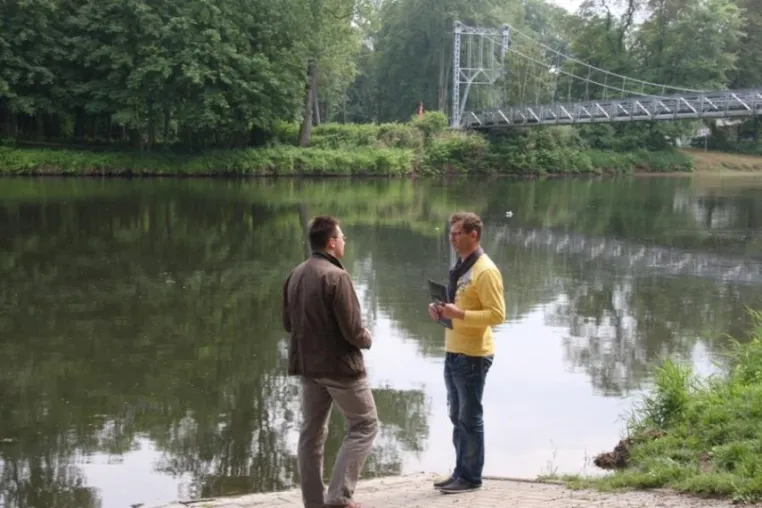 Meisterschaftsstrecke für Triathlon in Grimma freigegeben Bild: Meisterschaftsstrecke für Triathlon in Grimma freigegeben