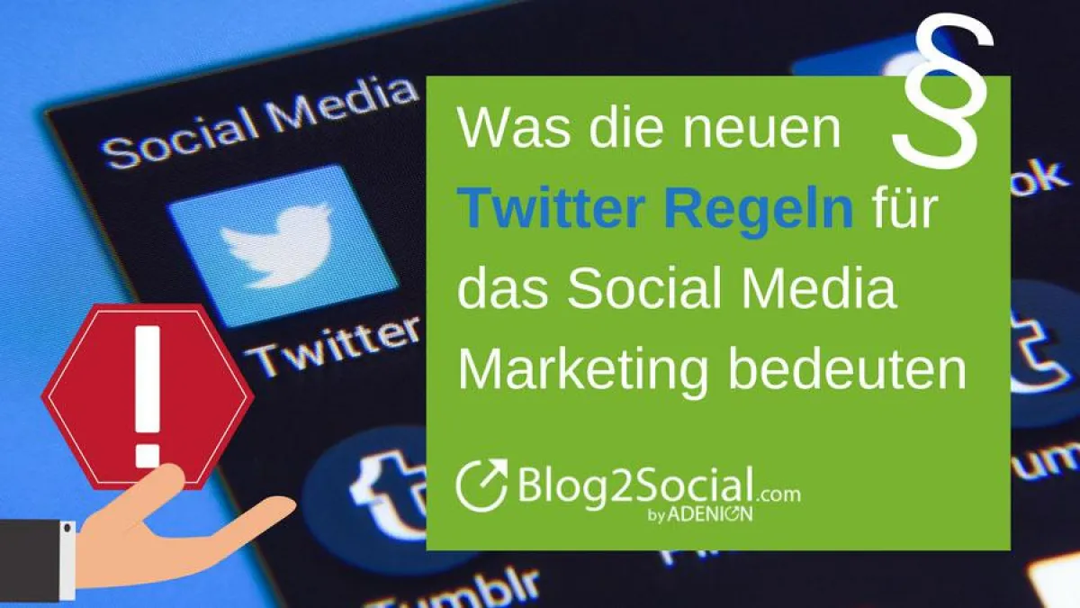 Twitter Regeln für das Social Media Marketing