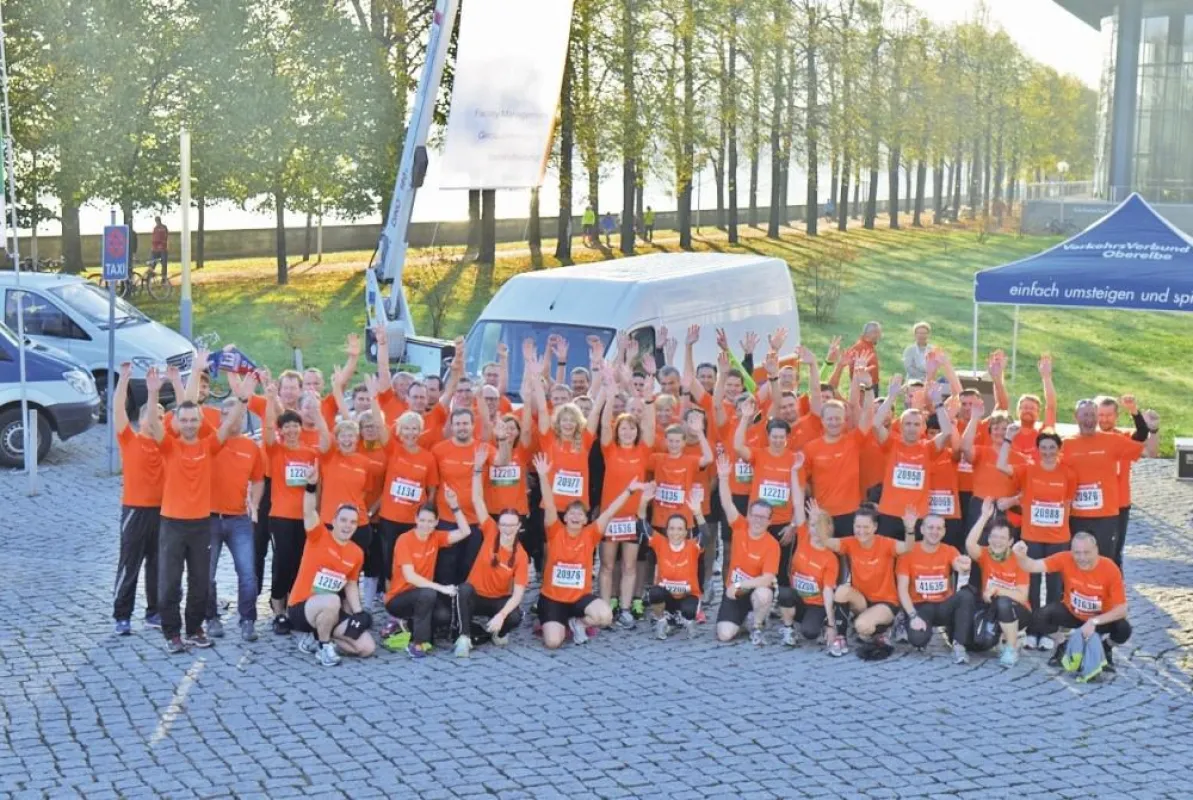 Das Piepenbrock-Laufteam startete auch 2015 für den guten Zweck. Für jeden zurückgelegten Kilometer