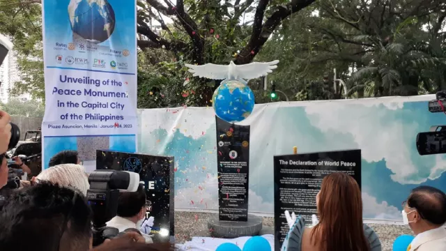 Bild: Friedensdenkmal in Manila als Symbol für nachhaltigen Frieden