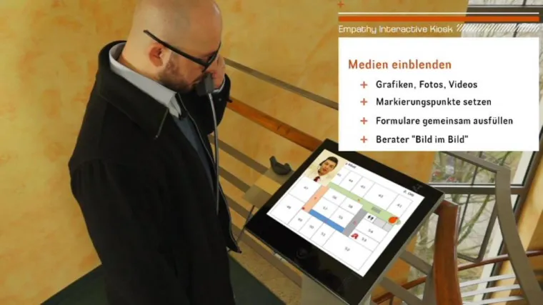 Bild: Kiosksysteme mit interaktiver Videoberatung – friendlyway und purpleview vereinbaren Partnerschaft