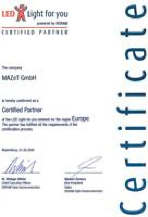 MAZet - Expertise in den Bereichen Optik, Wärmemanagement und Elektronik für LED-Lichtlösungen zur Verfügung