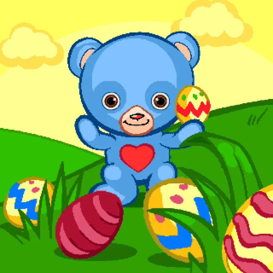 Ostern mit dem Herzibär