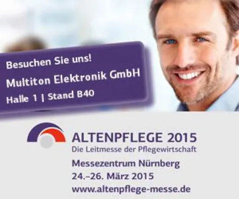 Bild: Auch in diesem Jahr wird Multiton wieder auf der Fachmesse „Altenpflege 2015“ ausstellen