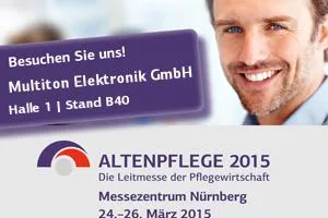 Bild: Auch in diesem Jahr wird Multiton wieder auf der Fachmesse „Altenpflege 2015“ ausstellen